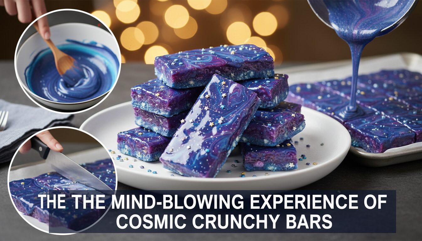 découvrez l'expérience unique et renversante des barres croustillantes cosmiques, une explosion de saveurs et de textures qui éveilleront vos papilles.