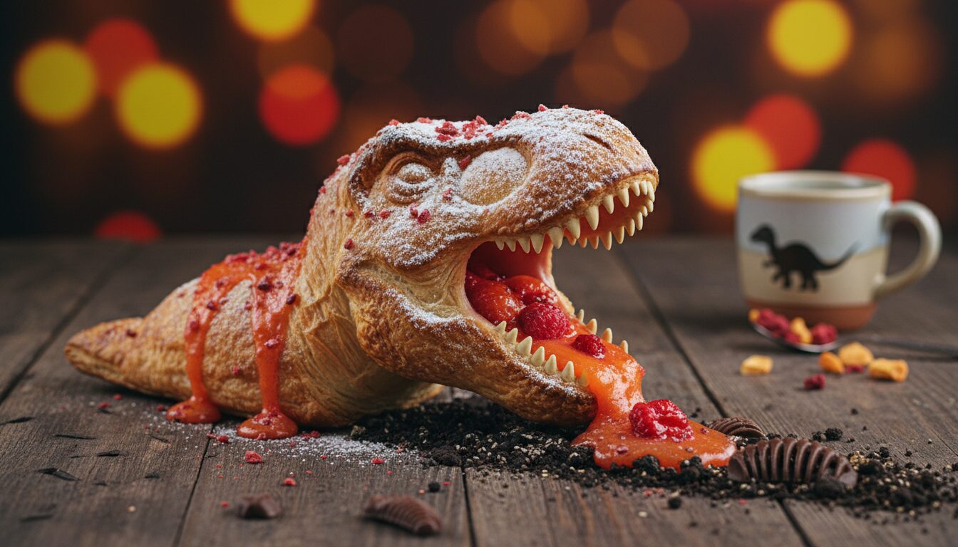 découvrez la monteka dino, une friandise croustillante inspirée du volcan en activité, alliant saveurs uniques et sensations explosives pour un plaisir exceptionnel.