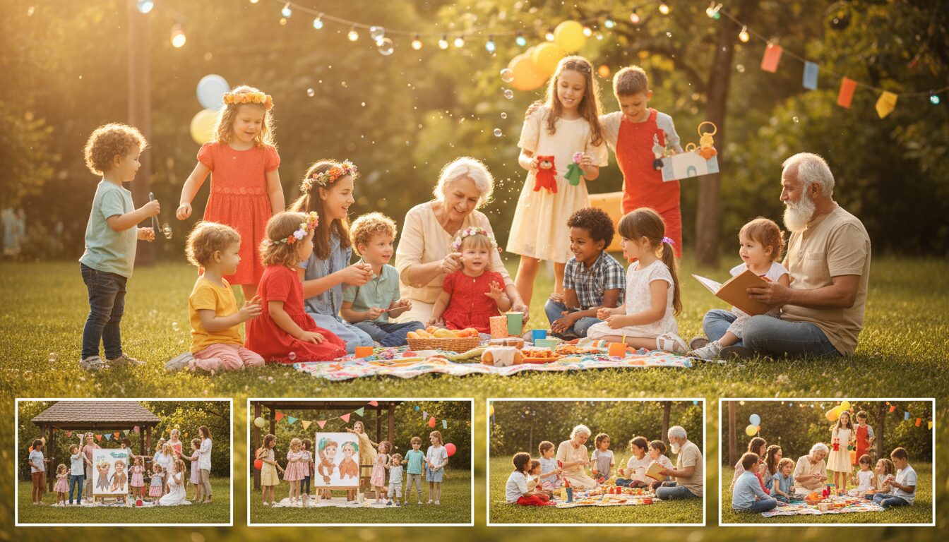 découvrez comment organiser une journée spéciale pour rassembler plusieurs générations d’enfants, favorisant échanges, jeux et moments inoubliables en famille.