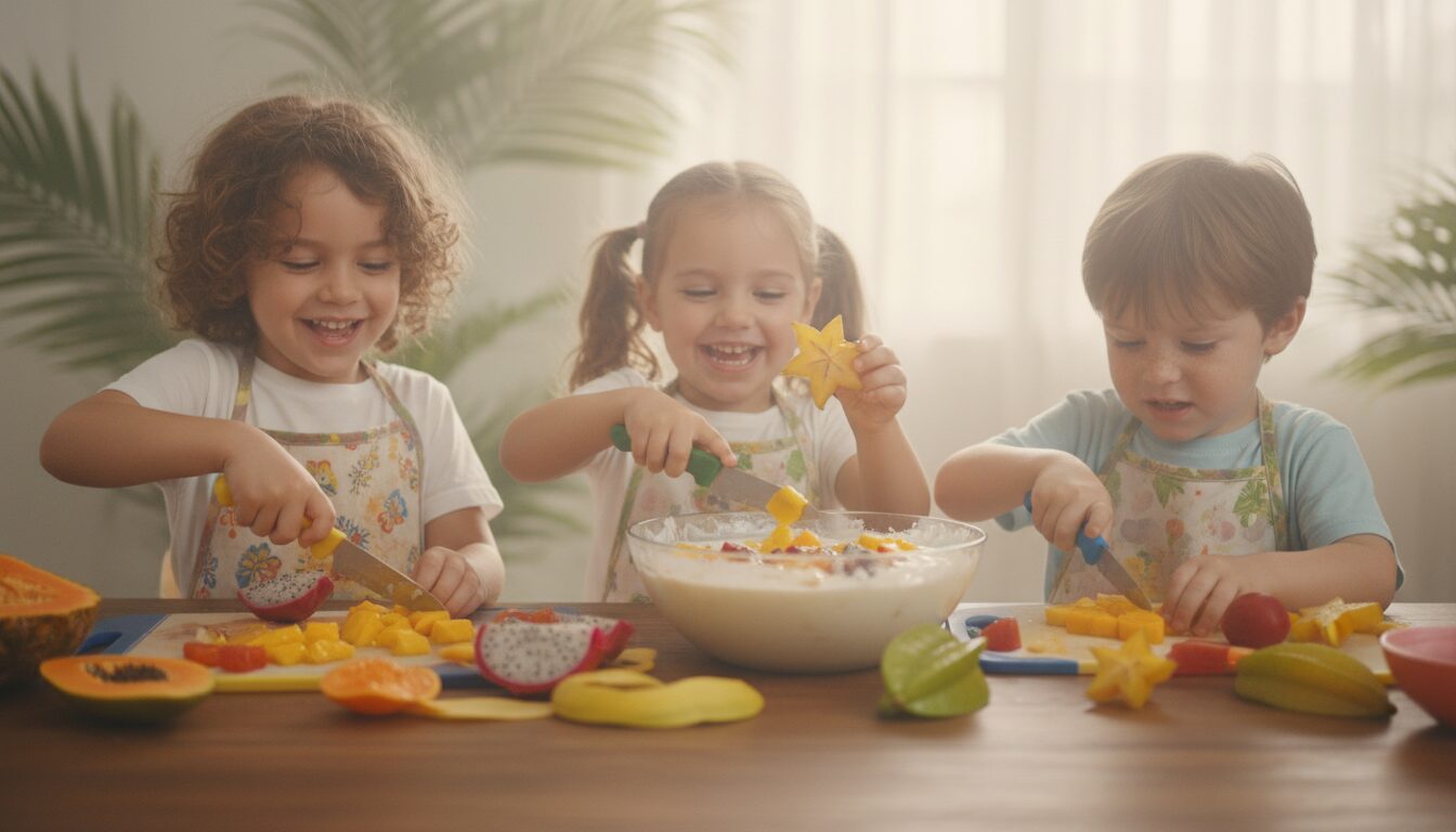 découvrez notre pudding de la rivière aux fruits tropicaux, une aventure gourmande idéale pour les curieux en quête de saveurs exotiques et originales.
