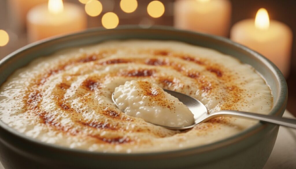 découvrez comment préparer un délicieux riz au lait doux, facile à cuisiner avec un bol et une cuillère, pour un dessert crémeux et réconfortant.