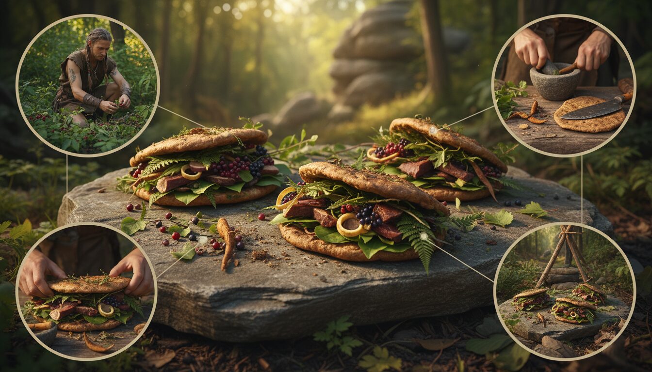 découvrez les sandwichs camouflés du camp d’expédition préhistorique, une aventure culinaire inspirée des saveurs ancestrales pour un repas original et savoureux.