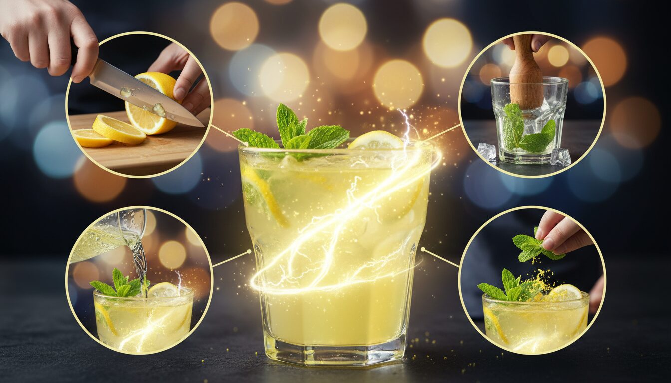 découvrez notre boisson pirate aux éclairs de citron et menthe, un cocktail rafraîchissant et audacieux qui éveillera vos papilles avec une explosion de saveurs acidulées et fraîches.