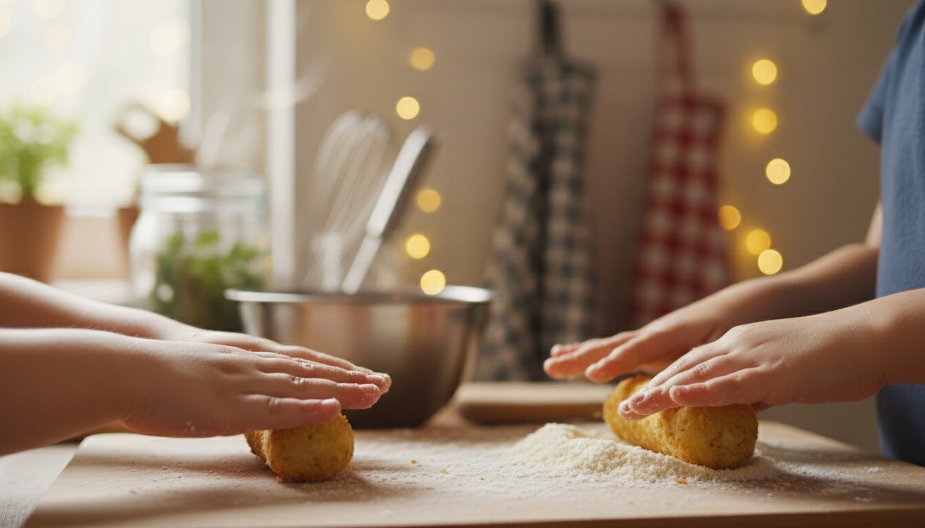découvrez notre recette ludique de croquettes de pommes de terre au four, croustillantes à souhait et faciles à préparer pour régaler toute la famille.
