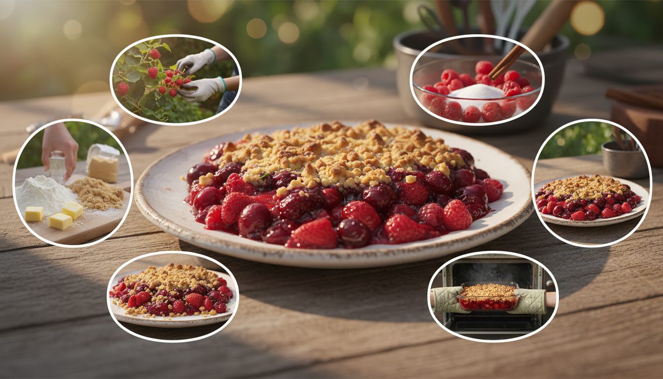 découvrez notre recette de crumble météorite aux fruits rouges, un dessert gourmand et fruité parfait pour toutes les occasions.