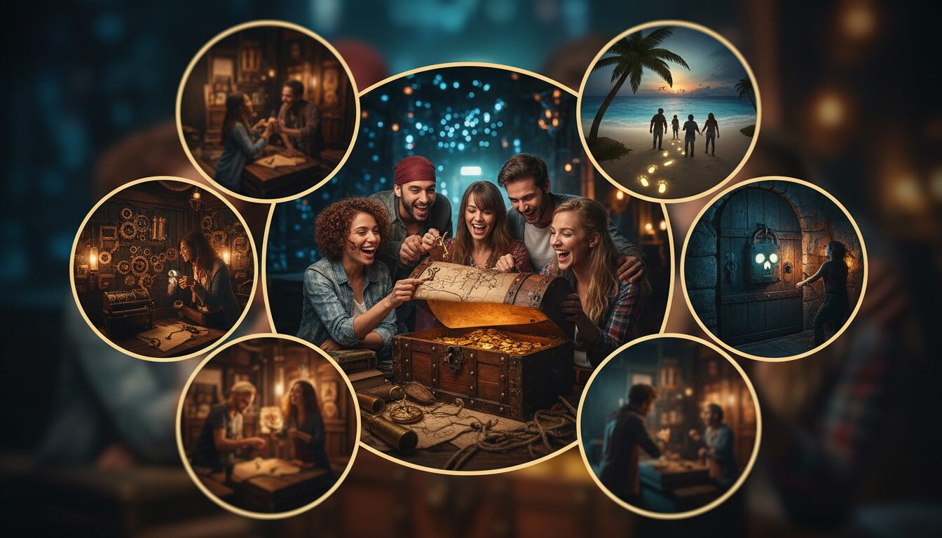 plongez dans un escape game pirates captivant pour une fête inoubliable entre amis. vivez une aventure immersive pleine d’énigmes et de frissons pour renforcer vos liens et créer des souvenirs mémorables.