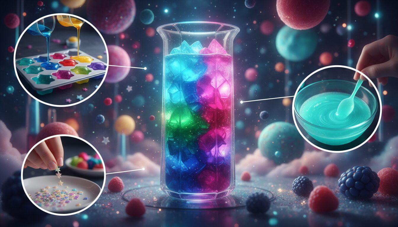 prépare ta potion glacée multicolore dans notre espace gourmand dédié aux goûters, une expérience ludique et rafraîchissante à ne pas manquer !