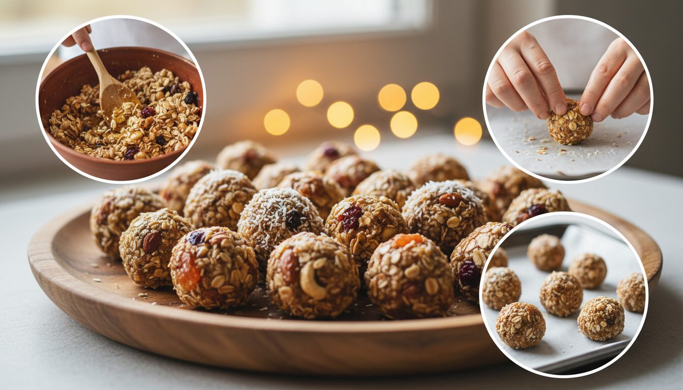 découvrez nos goûters bombes d’énergie aux noix et miel, parfaits pour une pause gourmande et saine qui booste votre vitalité.