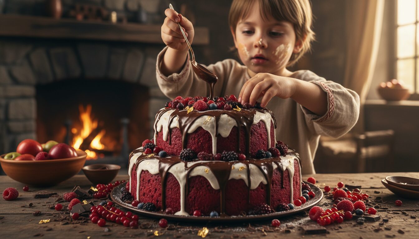 découvrez la recette du gâteau aux fruits rouges du banquet des preux défenseurs, un dessert élégant et savoureux parfait pour régaler vos convives.