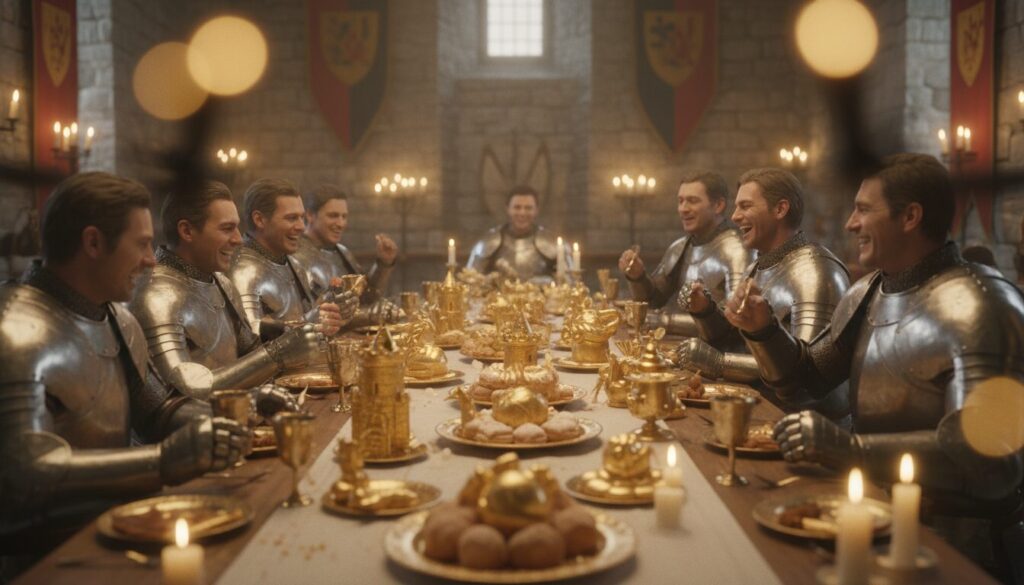 découvrez les mystères et les merveilles des douceurs secrètes du trône du roi chevalier, une aventure gourmande et légendaire pleine de délices inattendus.