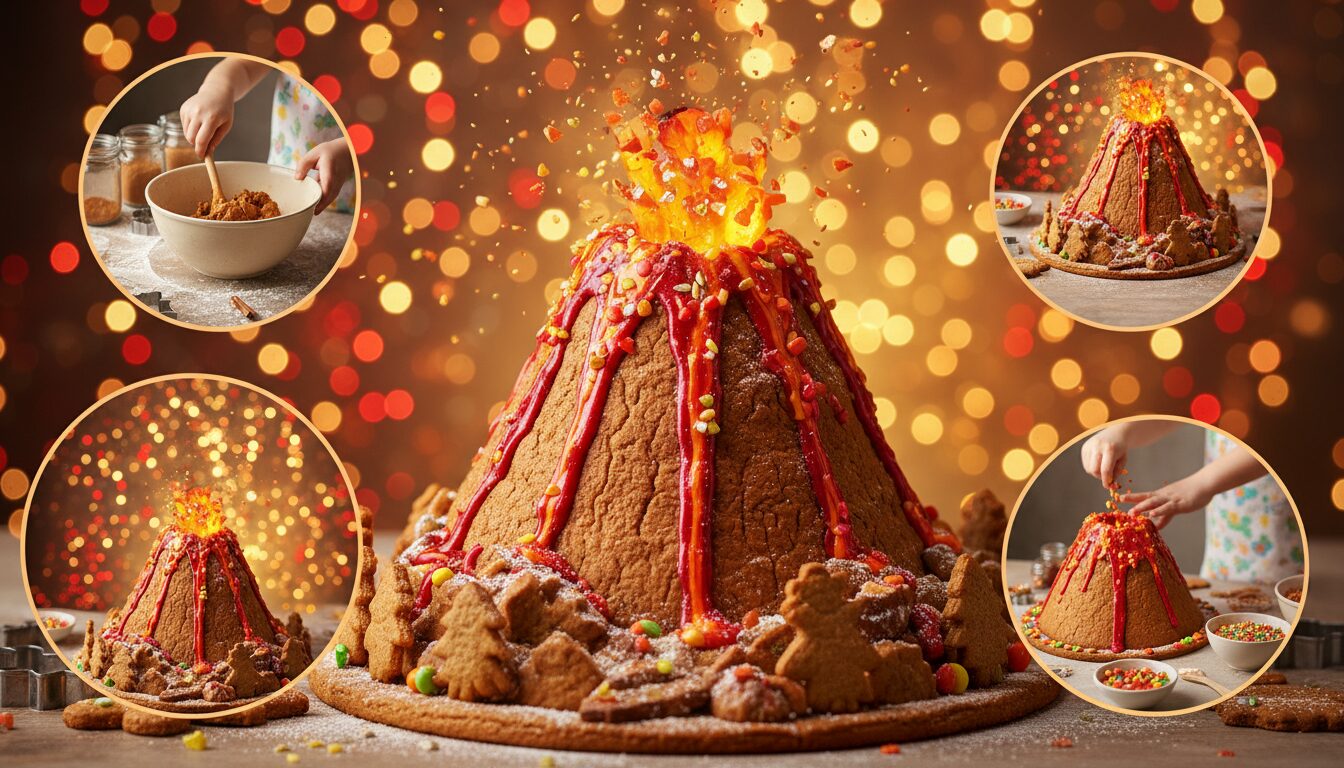 découvrez le pain d’épices du volcan en éruption, une gourmandise magique et épicée pour les enfants courageux qui aiment l’aventure et les saveurs intenses.