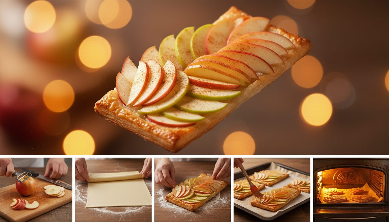 découvrez notre délicieuse tartelette comète aux pommes croquantes, alliant pâte fondante et fruits frais pour un dessert gourmand et léger.