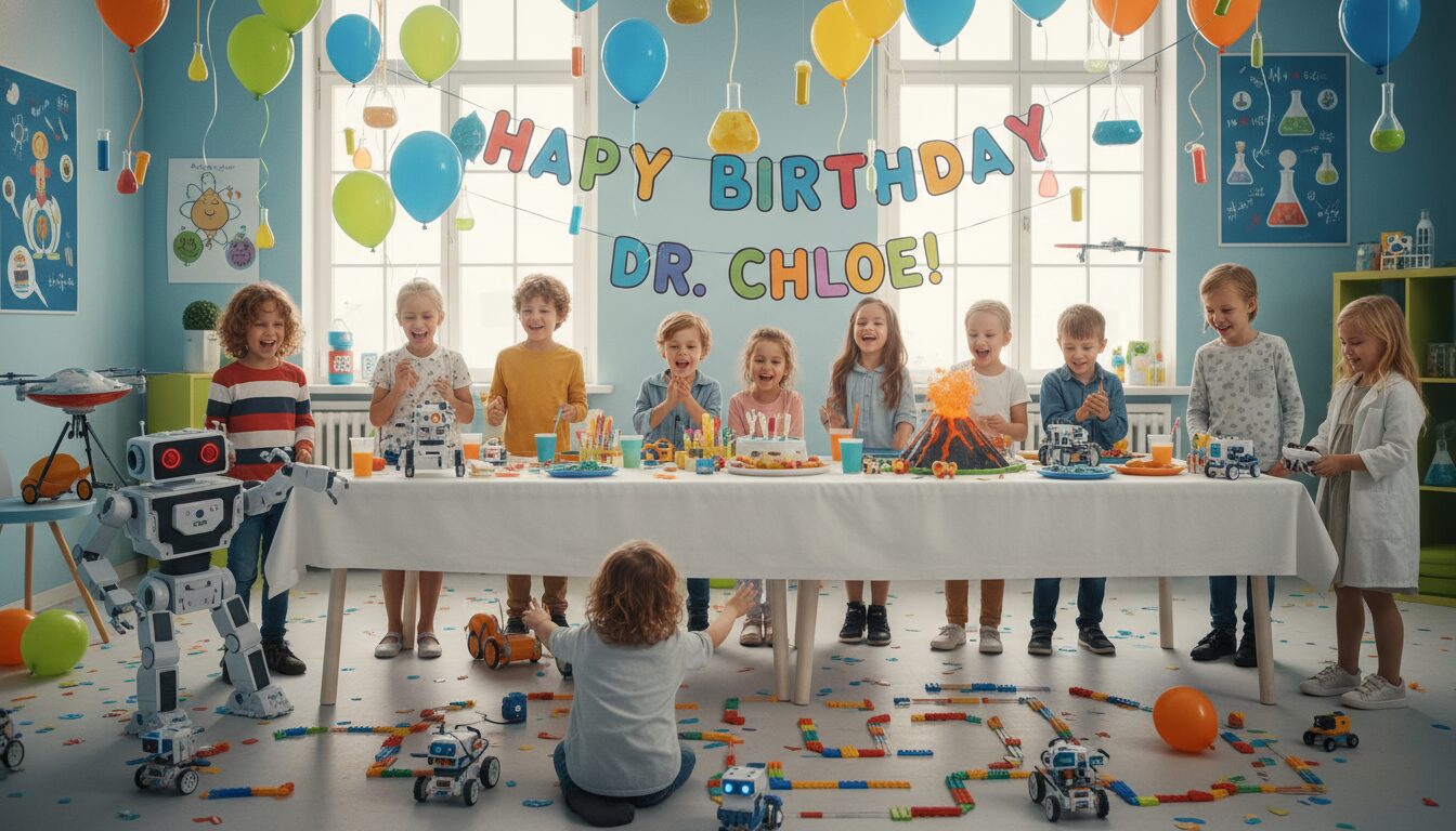 découvrez notre fête de science avec des robots clés en main, idéale pour un goûter éducatif alliant amusement et apprentissage.